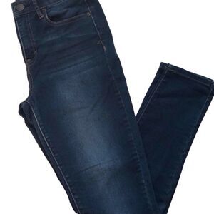 Aeropostale High Rise Jeggings Dark Wash Skinny Stretch Jeans Juniors 7